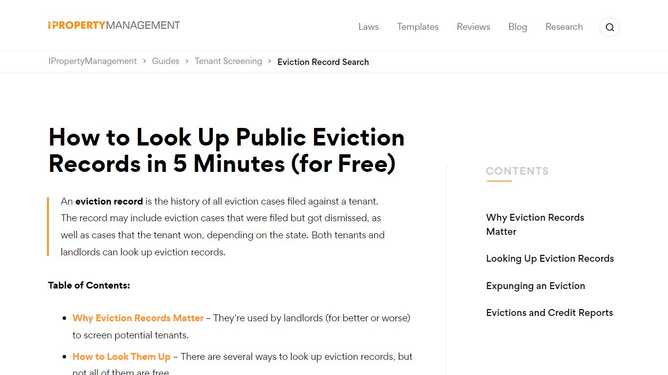 How to Lookup Public Eviction Records in 5 Minutes (for Free)