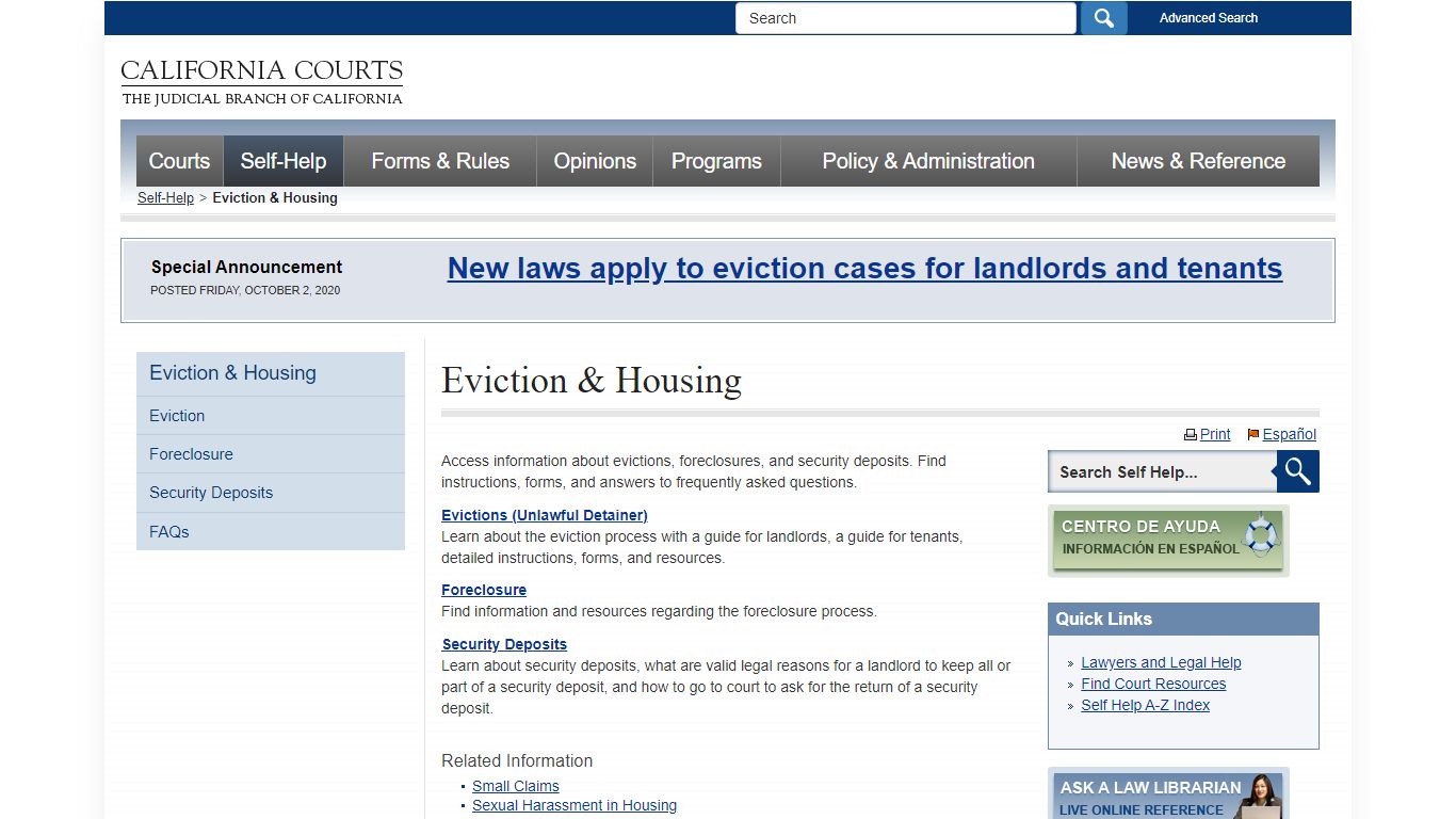 Eviction & Housing - housing_selfhelp